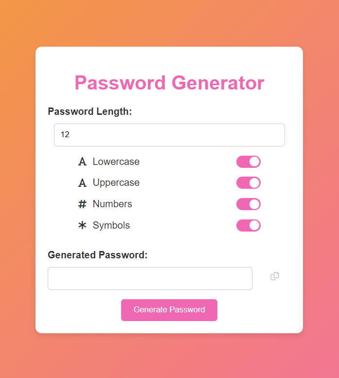 Password-Generator